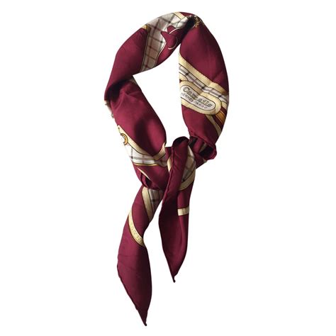 Hermès Camails Silk Twilly Scarf 